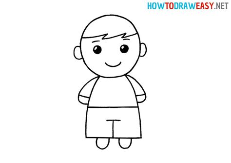 How to Draw a Boy Easy - Step by Step Tutorial