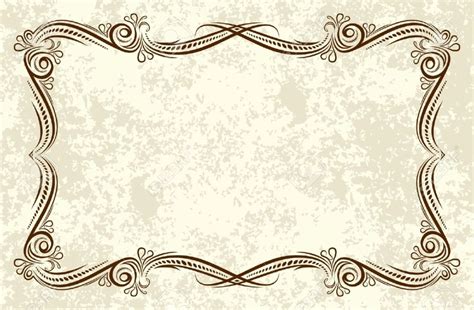 Free Vector Certificate Border With Ornamentation - Bank2home.com