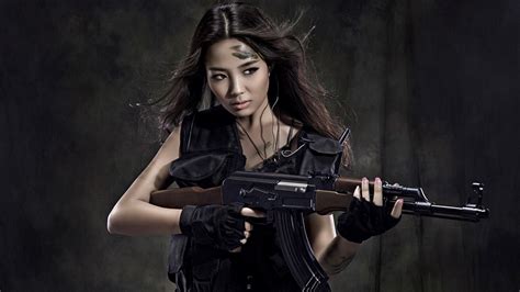 Girl with Gun Wallpaper (55+ images)