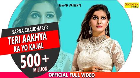 Teri Aakhya Ka Yo Kajal | Superhit Sapna Song | Sapna Chaudhary | New Haryanvi Song 2018 ...