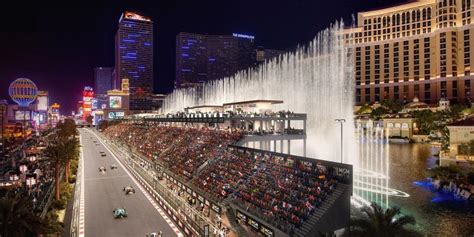 F1 Las Vegas Grand Prix: Amazing First Rendering of Bellagio Fountains Grandstands