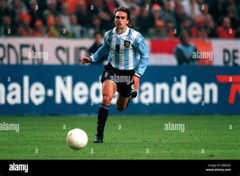 Soccer - Friendly - Holland v Argentina. Gabriel Batistuta, Argentina ...