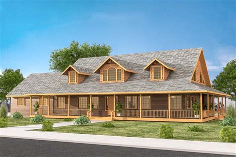 4-Bed Country Home Plan with a Fabulous Wrap-Around Porch - 35437GH ...