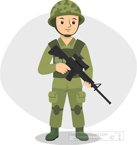 Military Clipart - american-soldiers-military-clipart-2 - Classroom Clipart