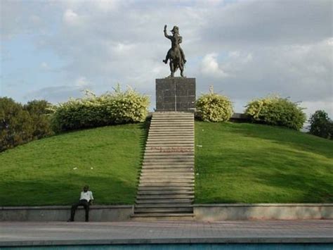 Statue of Jean Jacques Dessalines founder of the nation at Champs de Mars | Haiti history ...