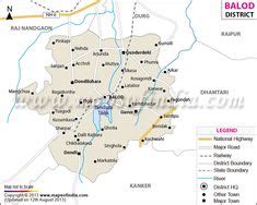 Baloda Bazar District Map