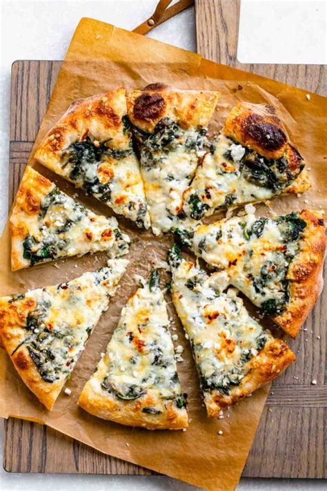 Best Homemade Spinach Pizza Recipe | Healthy Seasonal Recipes