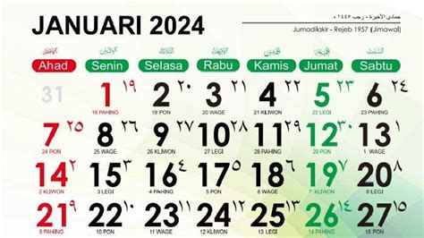 Link Download Kalender Hijriah 2024 Resmi dari Kemenag - Halaman 3 ...