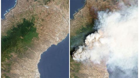 Tenerife wildfire: Thousands flee as firefighters battle 'out of ...