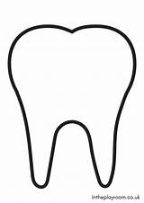 Printable Tooth Coloring Pages sketch template