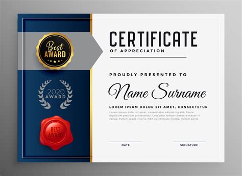 professional company certificate of appreciation template - Download ...