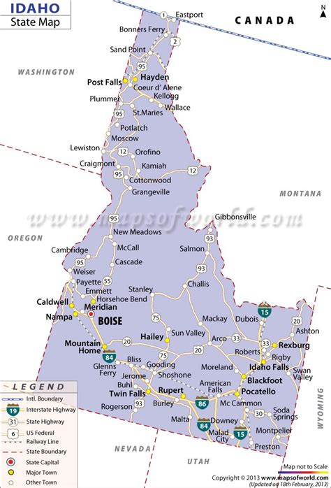 Map Of Idaho Cities - Share Map