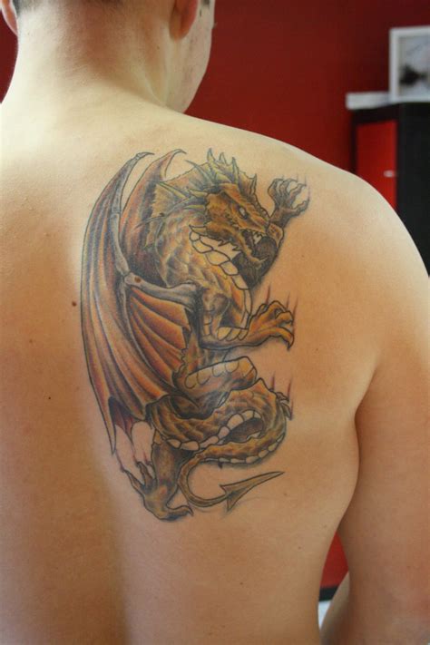 Golden dragon healed by SimplyTattoo on DeviantArt