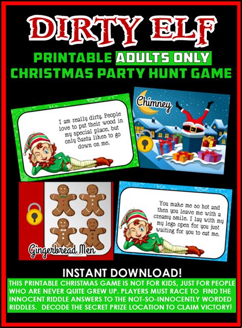 Dirty Elf - The Adult Christmas Party Game