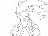 Super Sonic Coloring Pages  Home sketch template