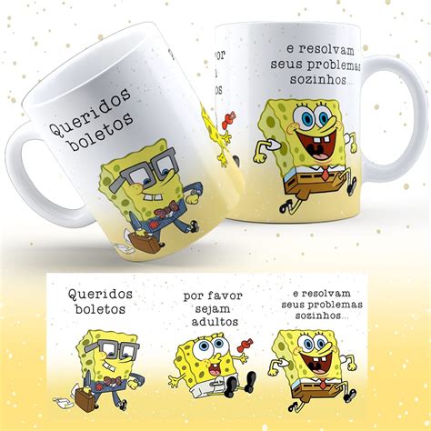 Artes para Caneca Frases Engraçadas Personagens em Jpg