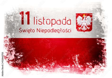 11 listopada - Narodowe Święto Niepodległości w Polsce Stock ...