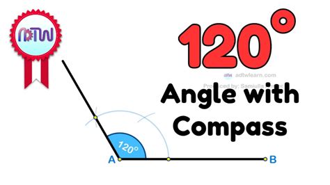 Constructing A 120 Degree Angle