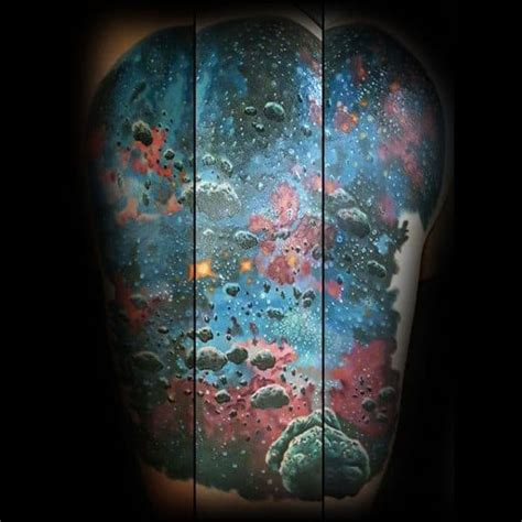 60 Nebula Tattoo Designs For Men - Interstellar Cloud Ideas