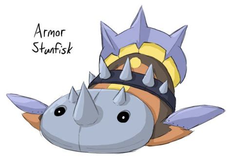 Armor Stunfisk | Pokemon fusion art, Pokemon, Love hug