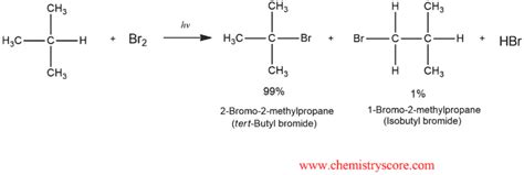 Free radical bromination [hν, Br2] - ChemistryScore