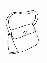 Handbag coloring Pages sketch template
