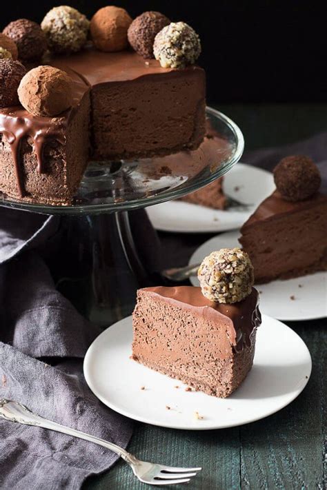 Low Carb Chocolate Truffle Cheesecake - Low Carb Maven