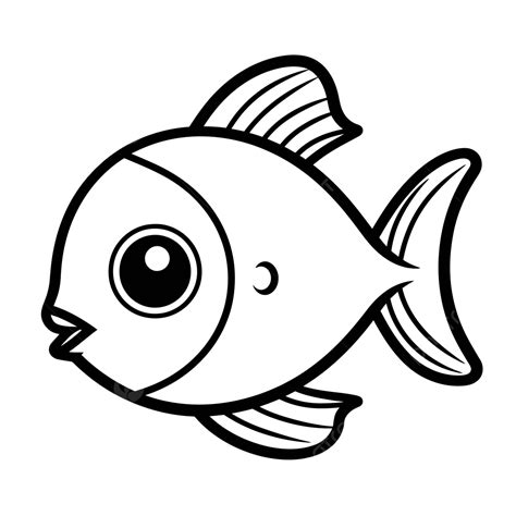 Coloring Pages Free Cartoon Fish Coloring Pages Outline Sketch Drawing ...