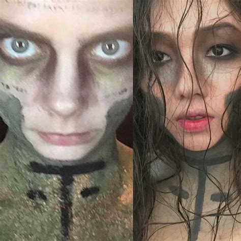 Halloween: Suicide Squad Enchantress (Cara Delevingnes makeup) - Beauty in unique