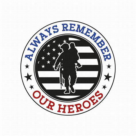 Veterans Day Svg Png Eps Pdf Files, Memorial Day Svg, Soldier Svg ...