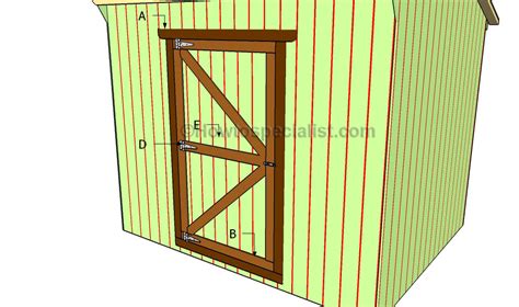 Shed door plans | HowToSpecialist - How to Build, Step by Step DIY Plans