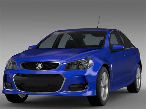 Holden Commodore SV6 VF Series II 2016 3D Model .max .obj .3ds .fbx .c4d .lwo .lw .lws ...