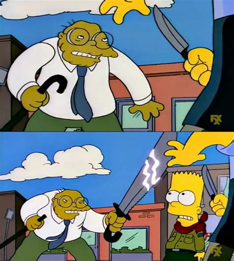 Hans Moleman Knife Blank Template - Imgflip