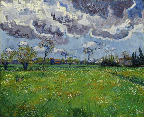 Paisaje bajo un cielo tormentoso - Museo Van Gogh