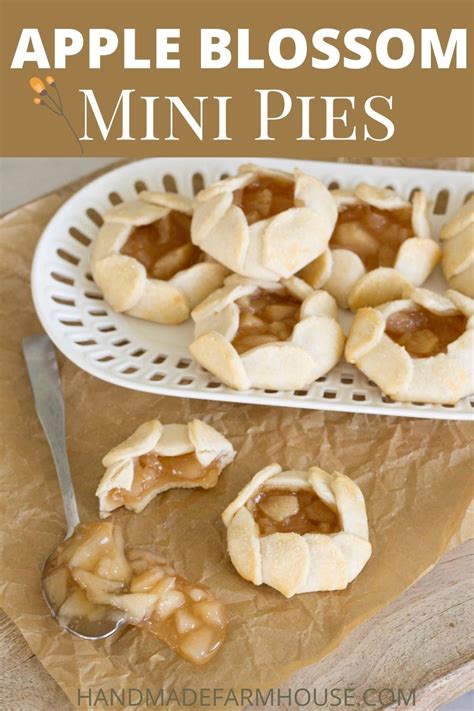 Apple Blossom Mini Pies - Handmade Farmhouse