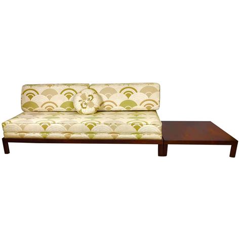 Modern Vinyl Couch at 1stDibs