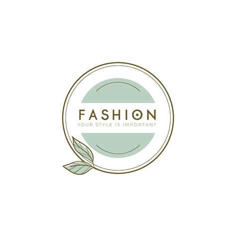 Free Vector | Fashion brand logo template