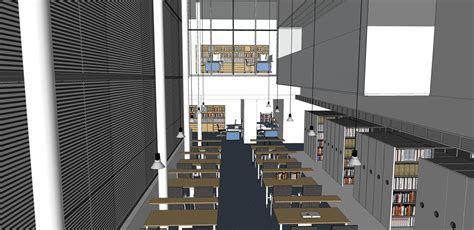 【Download 15 Library Sketchup 3D Models】 (Recommanded!!) | 3d model architecture, Concept models ...