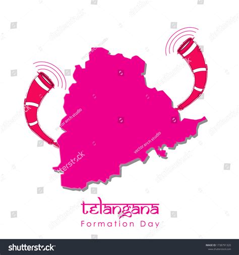 Telangana Formation Day Vector Illustration Stock Vector (Royalty Free) 1738791320 | Shutterstock