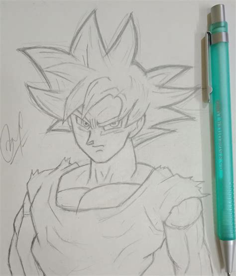 Goku Ui Drawing Sketch