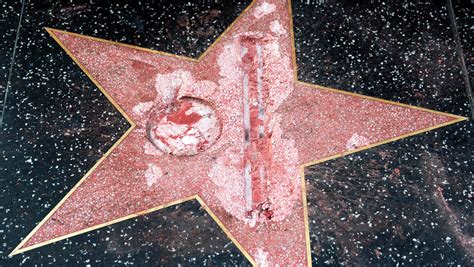 Donald Trump Hollywood Walk of Fame star vandalized