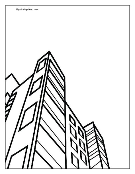 Empire State Building Coloring Page at GetColorings.com | Free printable colorings pages to ...