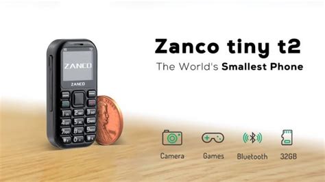 Meet The World’s Smallest 3G Phone – The Zanco T2