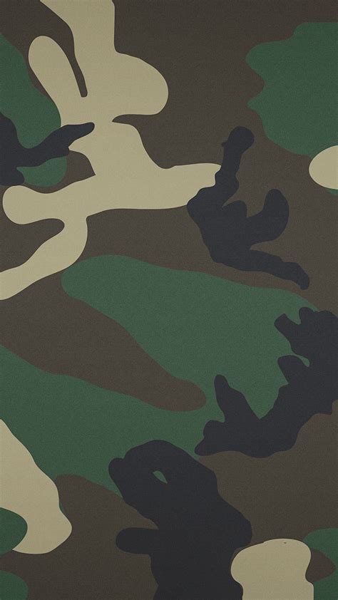 woodland camouflage illustration portrait display #vertical #pattern digital art #1080P # ...