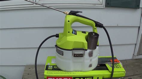 Ryobi P2810 18V Chemical Sprayer Review - YouTube