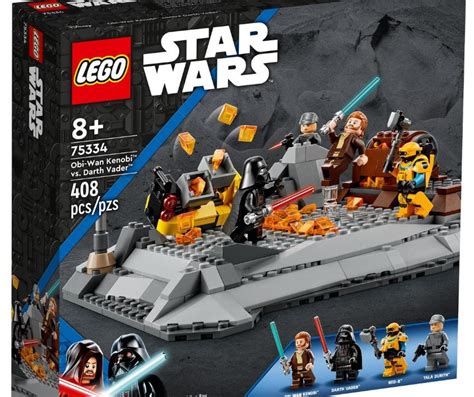 Disney LEGO Star Wars 75334 Obi-Wan Kenobi vs. Darth Vader Battlefield ...