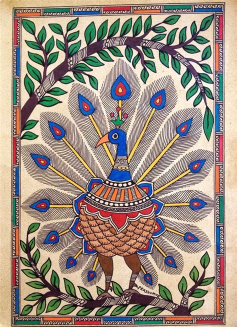 17 Best images about Amazing Madhubani on Pinterest | Peacocks, Shiva and Fish paintings