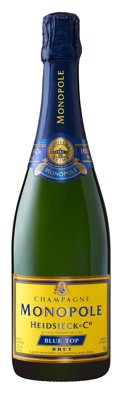 Champagne Heidsieck & Co. Monopole Blue Top Brut, (1 x 0.375 l): Amazon ...