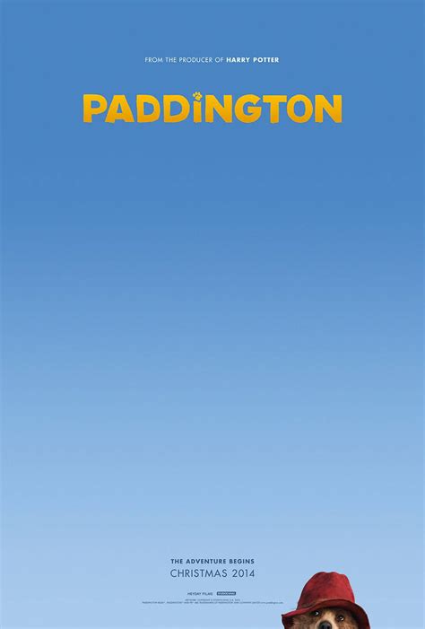 Paddington - New Poster - Skwigly Animation Magazine