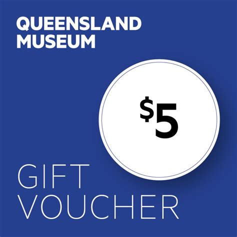 Queensland Museum Gift Voucher - Queensland Museum